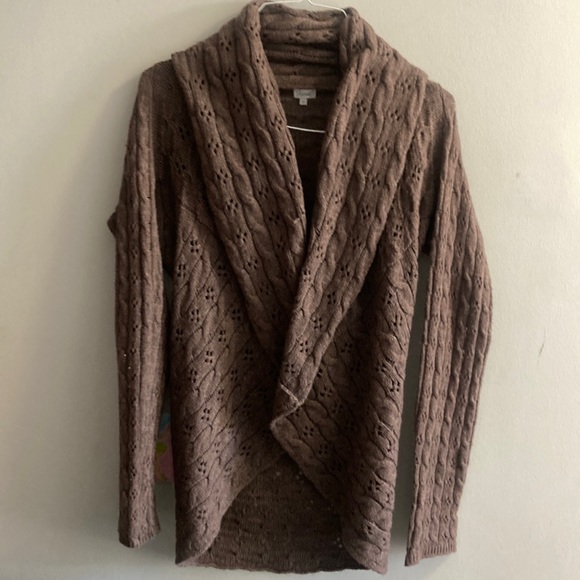 Kismet brown knit shrug - Picture 1 of 4